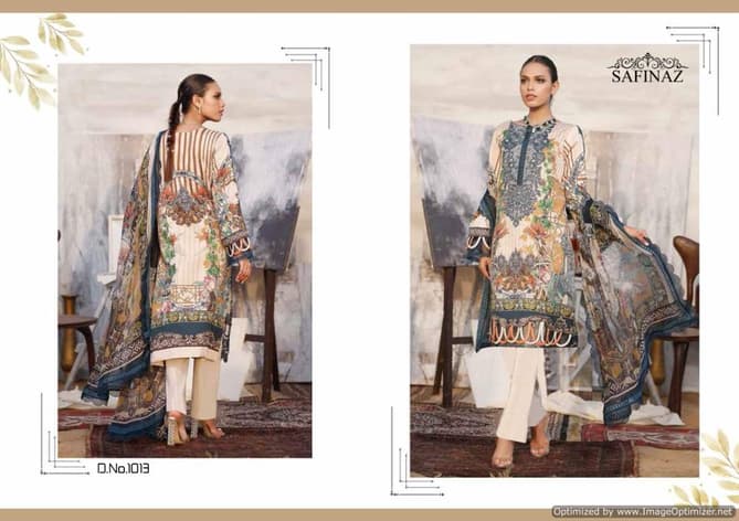 Safinaz Firdous 5 Cambric Cotton Festive Wear Designer Pakistani Salwar Kameez Collection